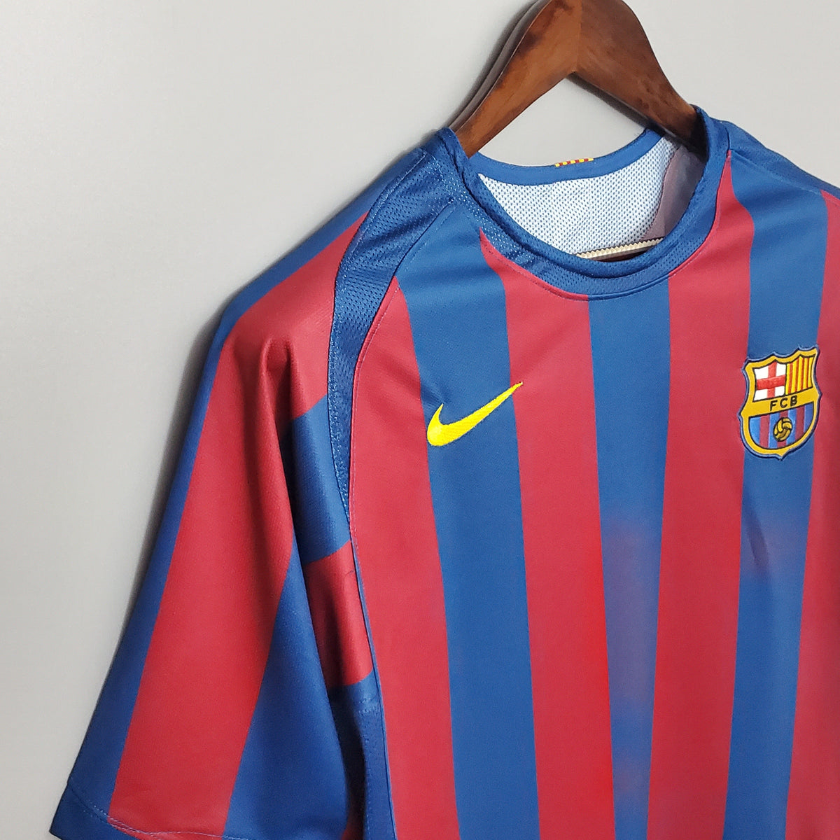Camiseta Barcelona Local 2006 Uefa Hombre (Retro) - Versión Hincha
