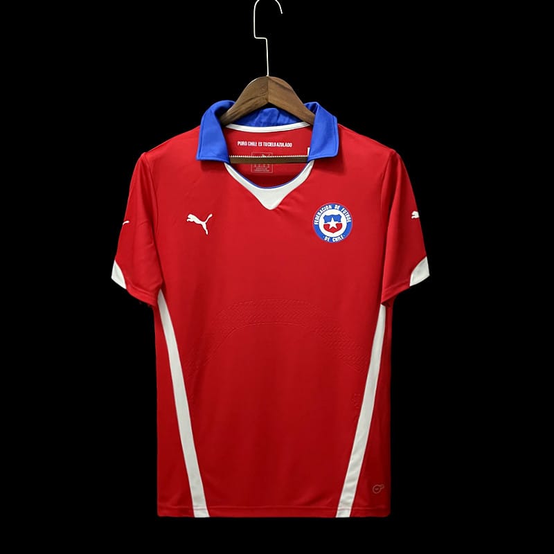 Camiseta Chile Local 2014 Hombre (Retro) - Versión Hincha