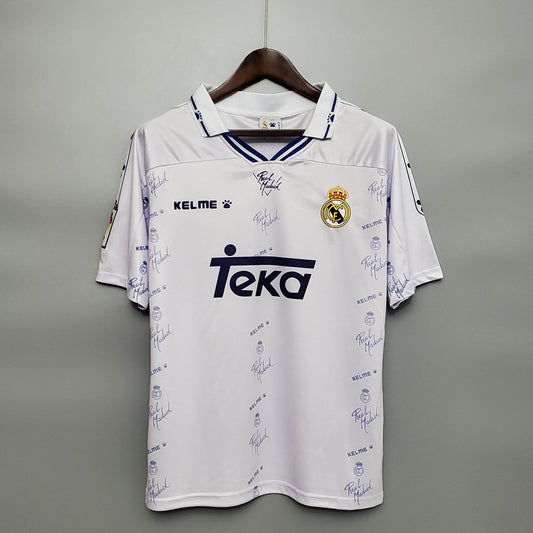 Camiseta Real Madrid I 94/96 Hombre (Retro) - Versión Hincha