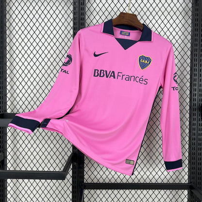 Camiseta Boca Juniors Visitante 2013/14 (Retro Manga Larga) - Versión Hincha