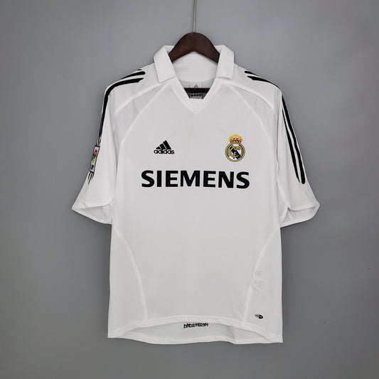 Camiseta Real Madrid I 05/06 Hombre (Retro) - Versión Hincha