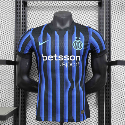 Camiseta Inter de Milan Local 2025/26 Hombre (Versión Jugador) - Versión Jugador