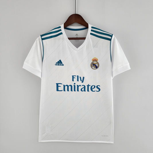Camiseta Real Madrid I 17/18 Hombre (Retro) - Versión Hincha
