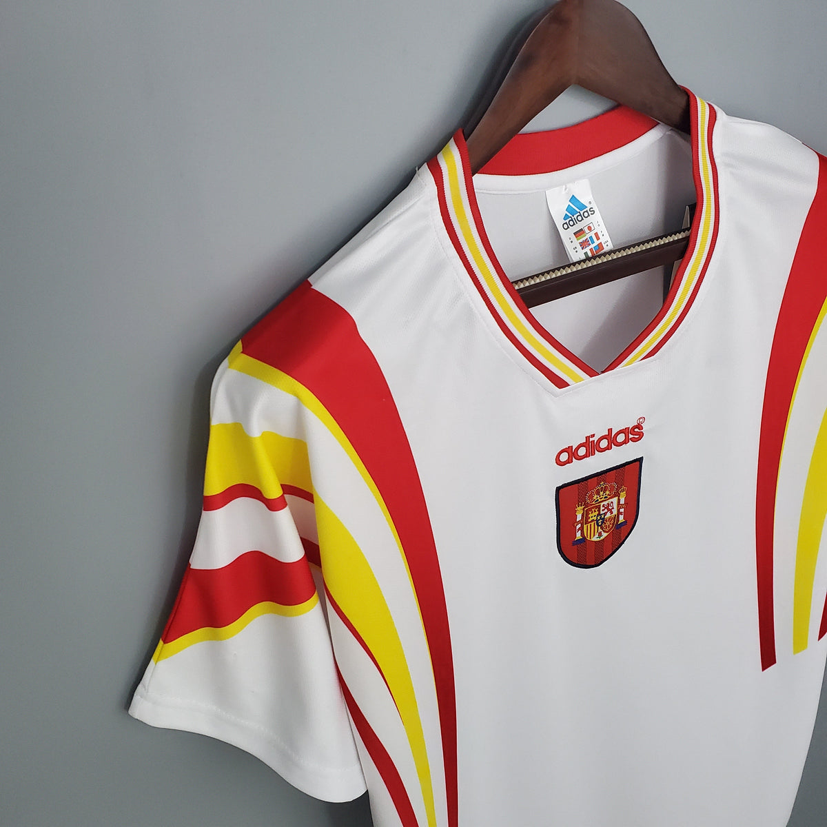 Camiseta España Ii 96 Hombre (Retro) - Versión Hincha