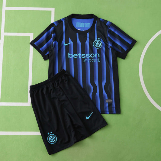 Conjunto Infantil Inter de Milan Local 2025/26 Conjunto Infantil
