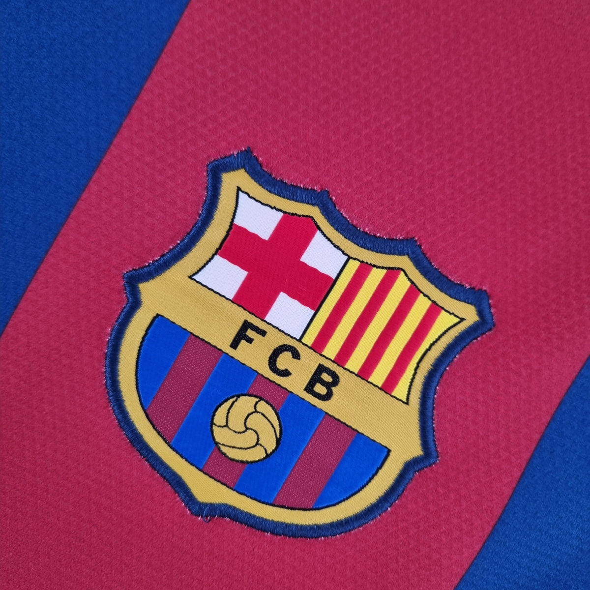 Camiseta Barcelona I 10/11 Hombre (Retro) Manga Larga - Versión Hincha