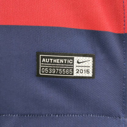 Camiseta Barcelona I 15/16 Hombre (Retro) - Versión Hincha