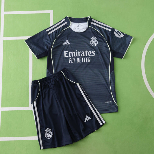 Conjunto Infantil Real Madrid Visitante 2025/26 Conjunto Infantil