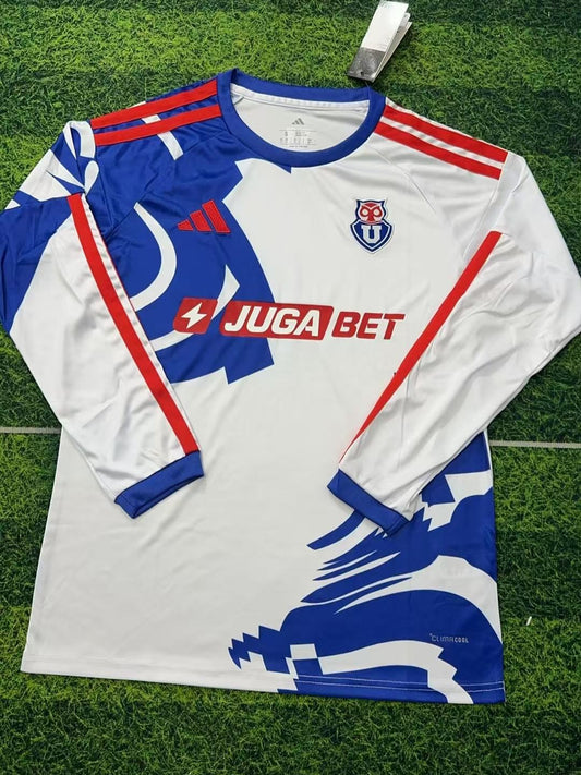 Camiseta Universidad de Chile Visitante 2026/27 - Manga Larga Versión Hincha